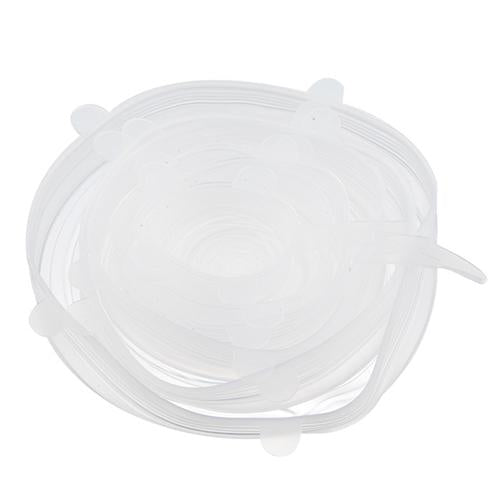 $10 OFF SPECIAL OFFER - ZERO-WASTE REUSABLE FOOD AND CONTAINER LIDS - 6PCS